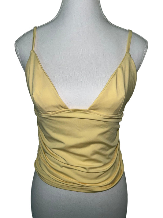 Sunny Glow Yellow Tank Top - Size M | Bright & Cheerful