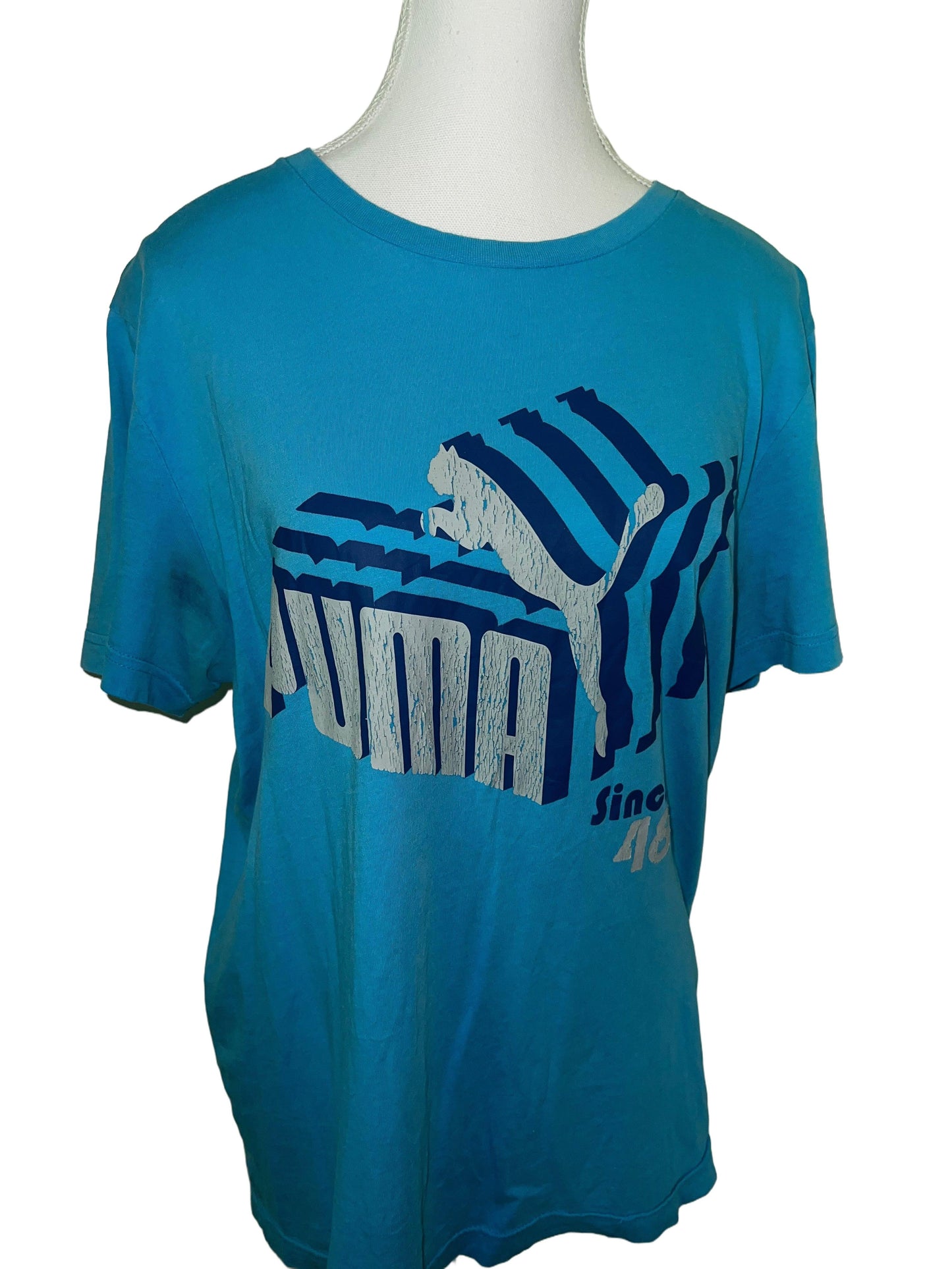 Blue Puma Graphic T-Shirt