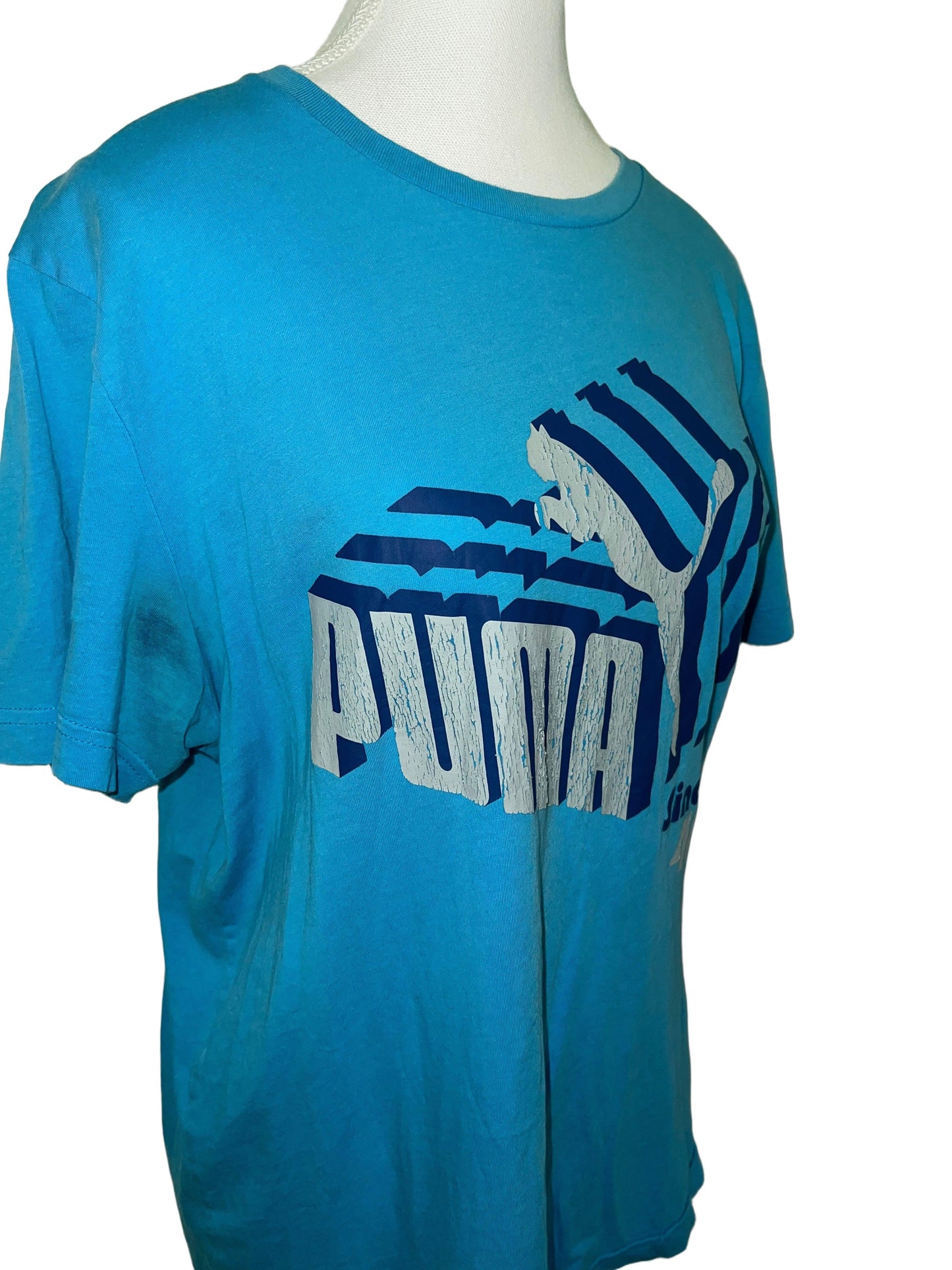 Blue Puma Graphic T-Shirt