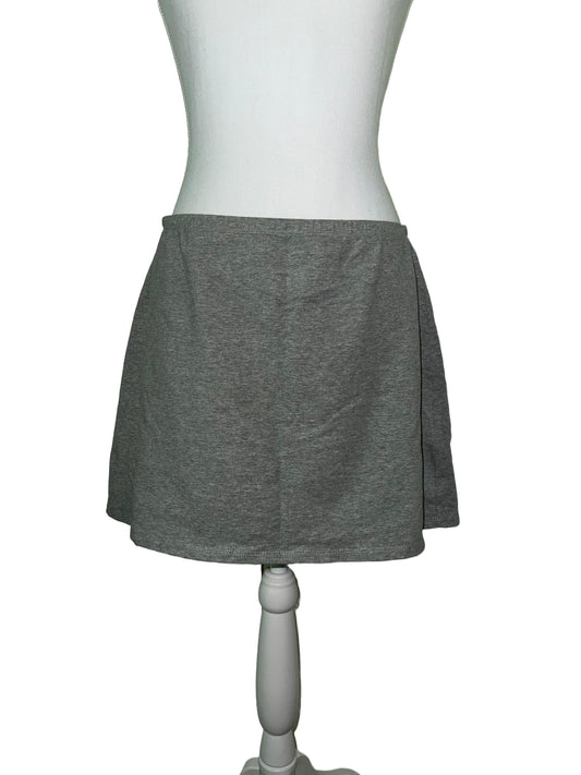 Grey Stretch Mini Skirt - Size M | Chic & Versatile