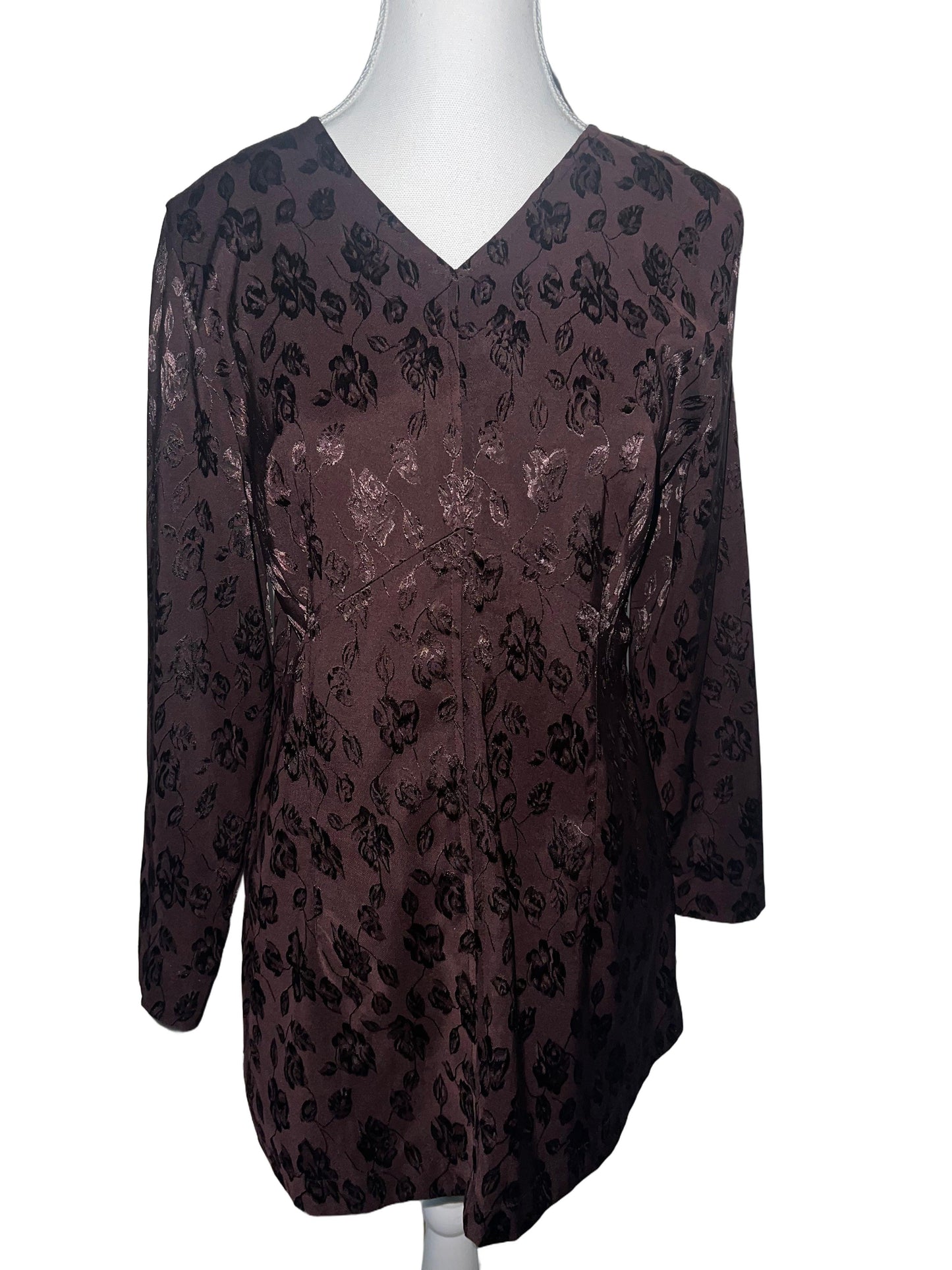 Purple long sleeve shirt