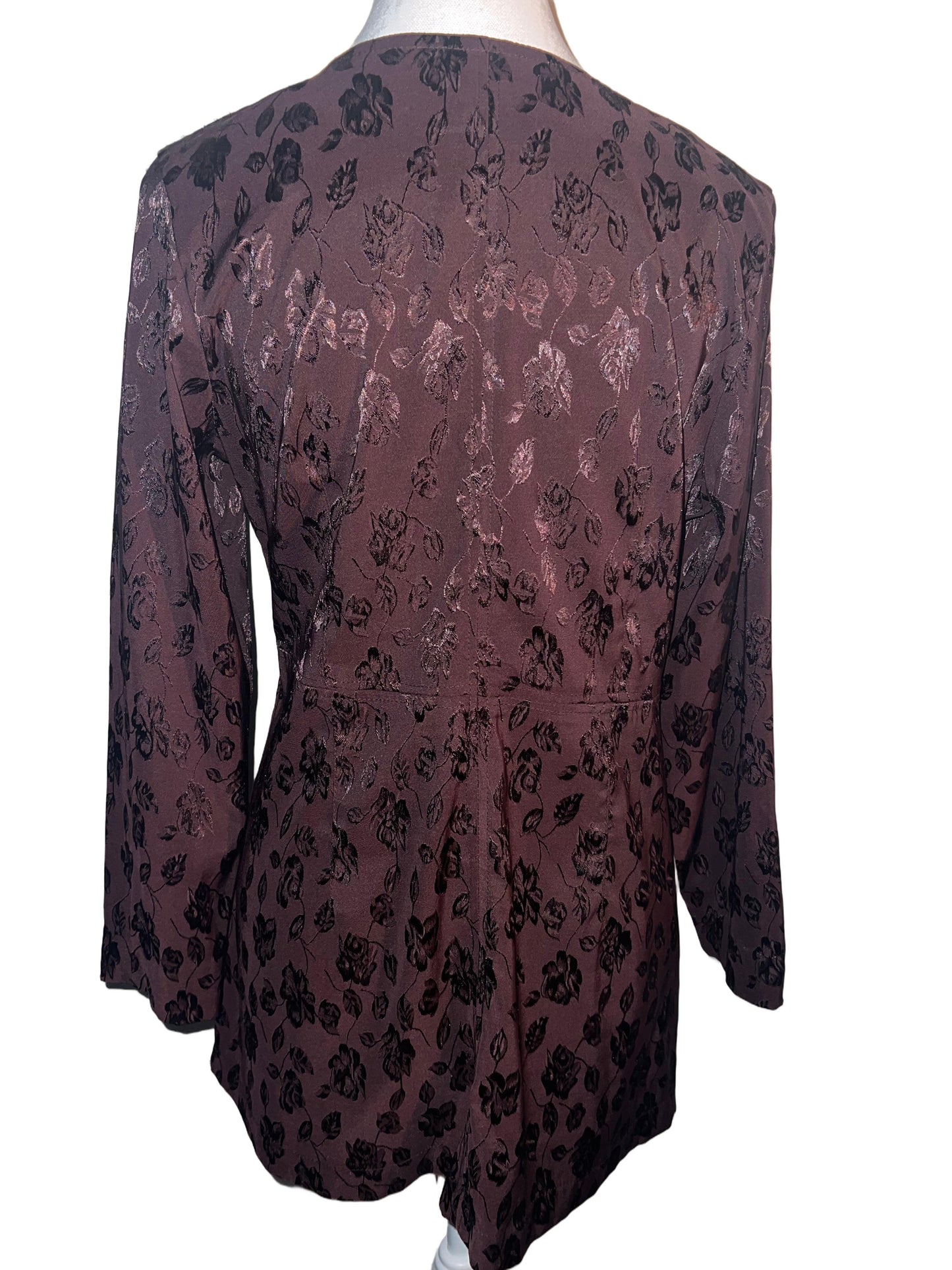 Purple long sleeve shirt