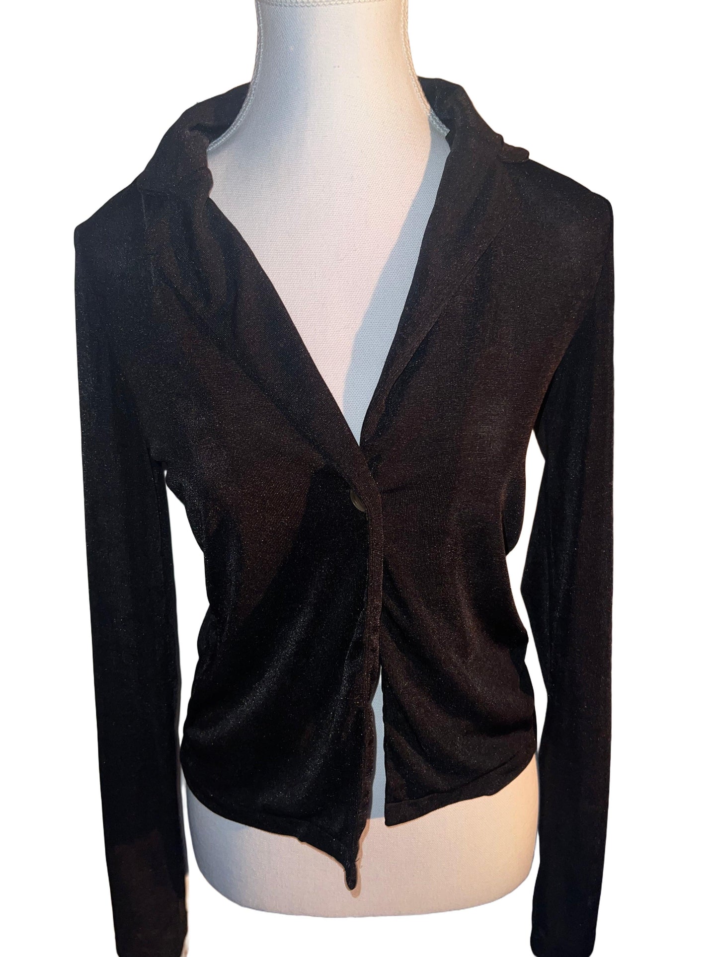 Simple Black Cardigan