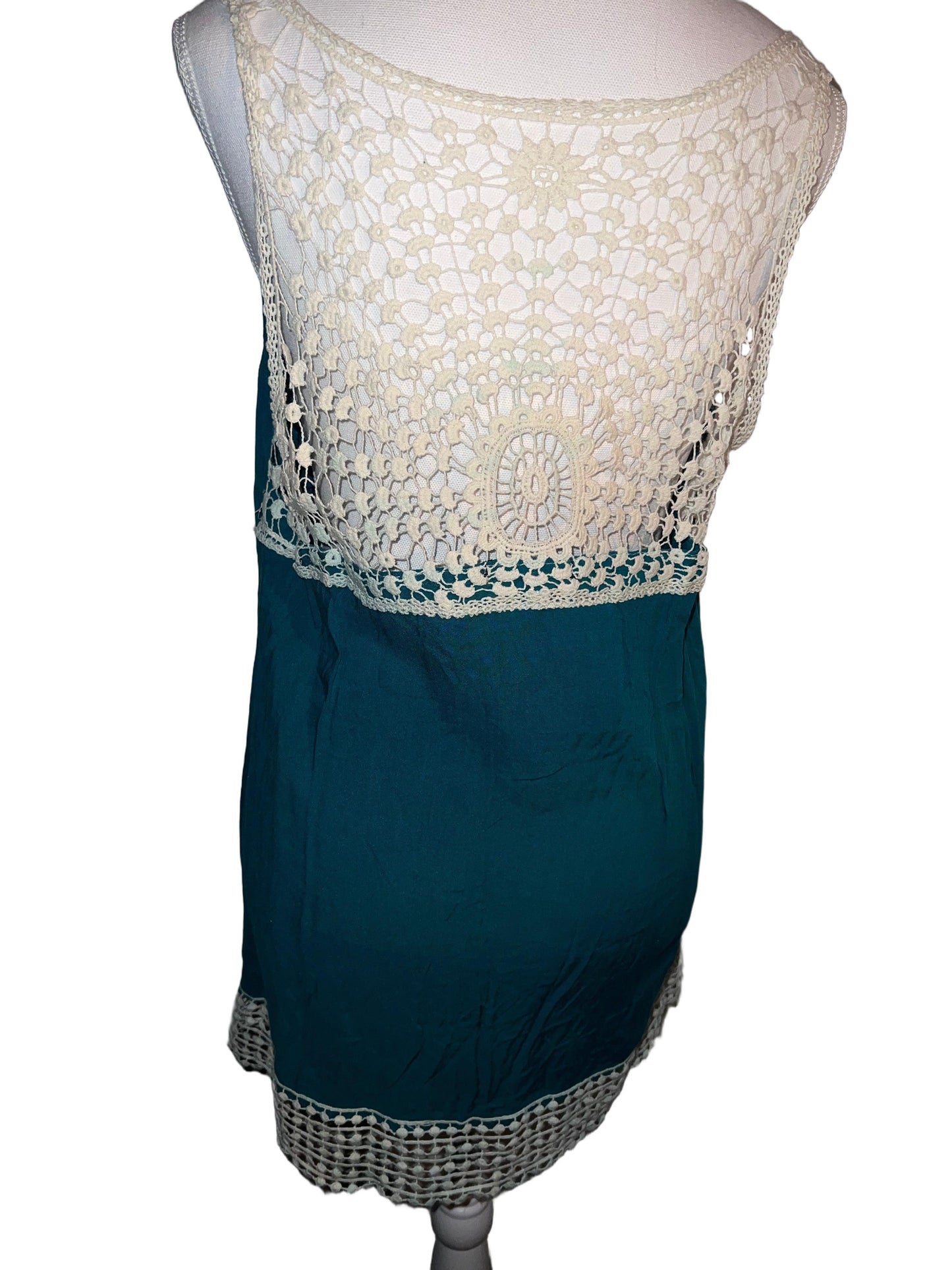Turquoise Boho Top