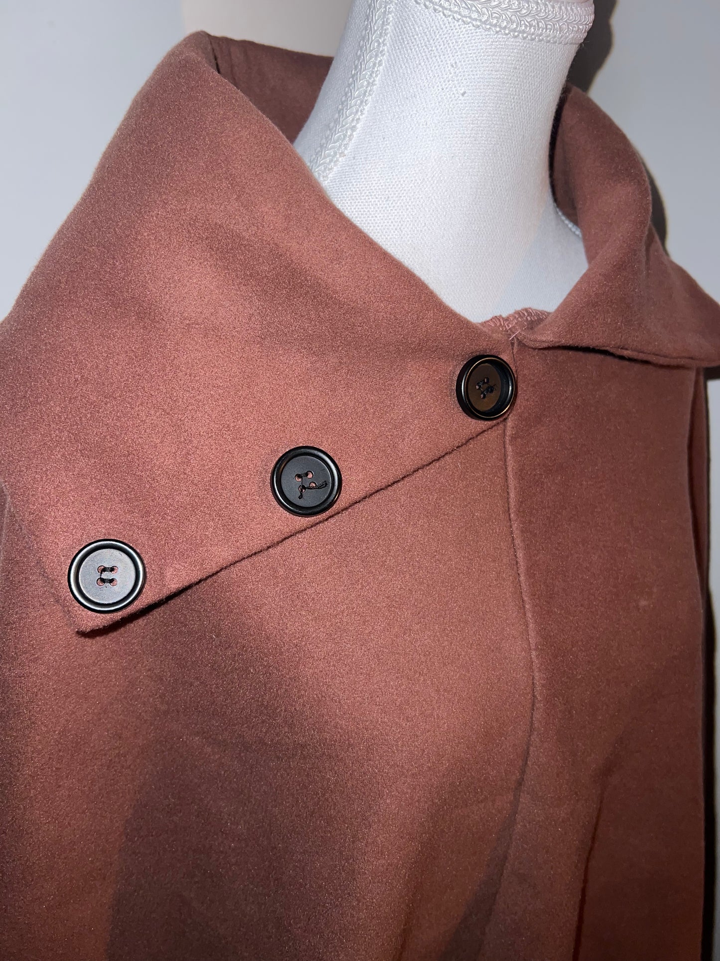 Brown poncho