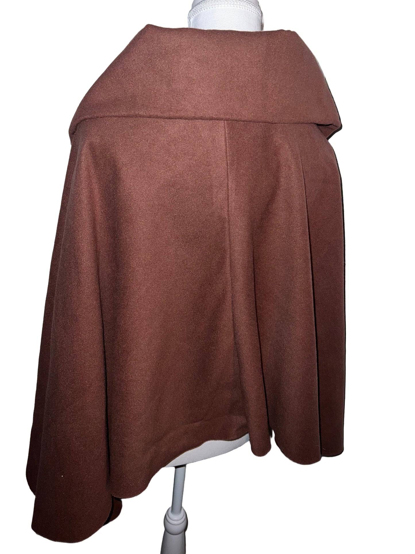 Brown poncho