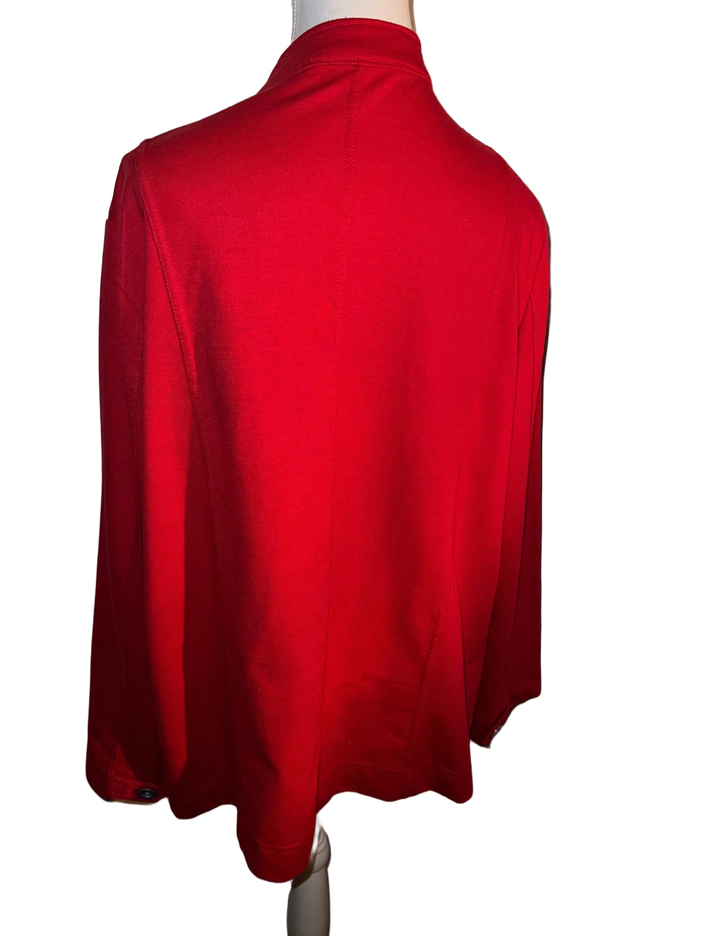 Red Jacket with Silver Buttons