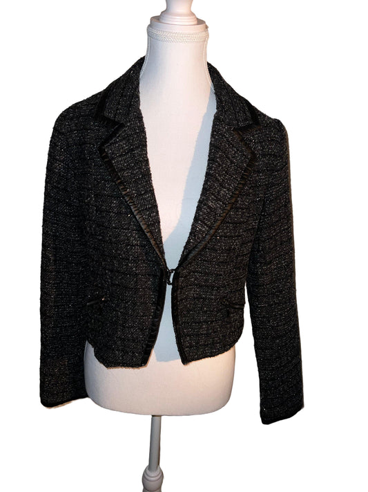 Glittery Cropped Blazer