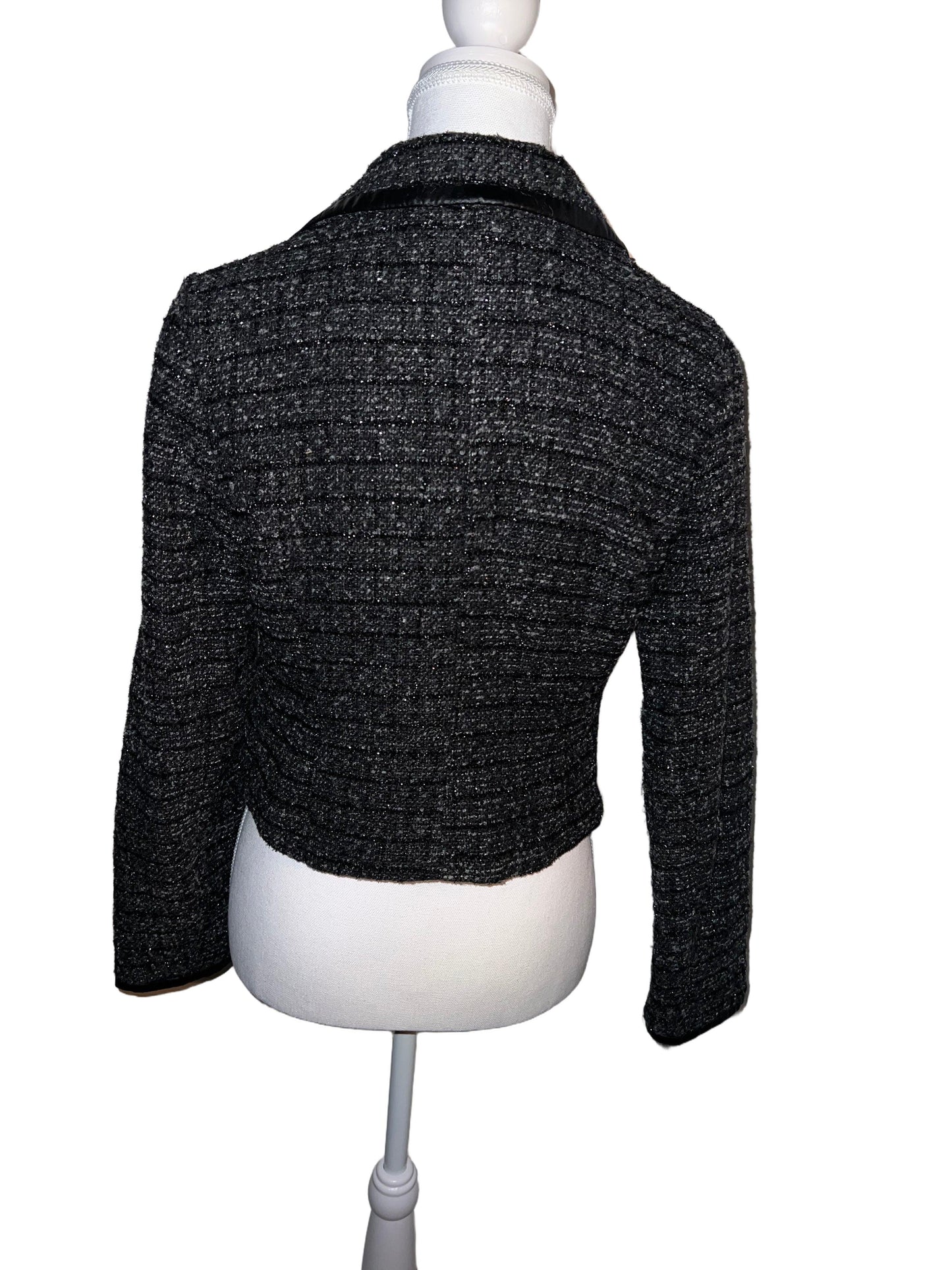 Glittery Cropped Blazer
