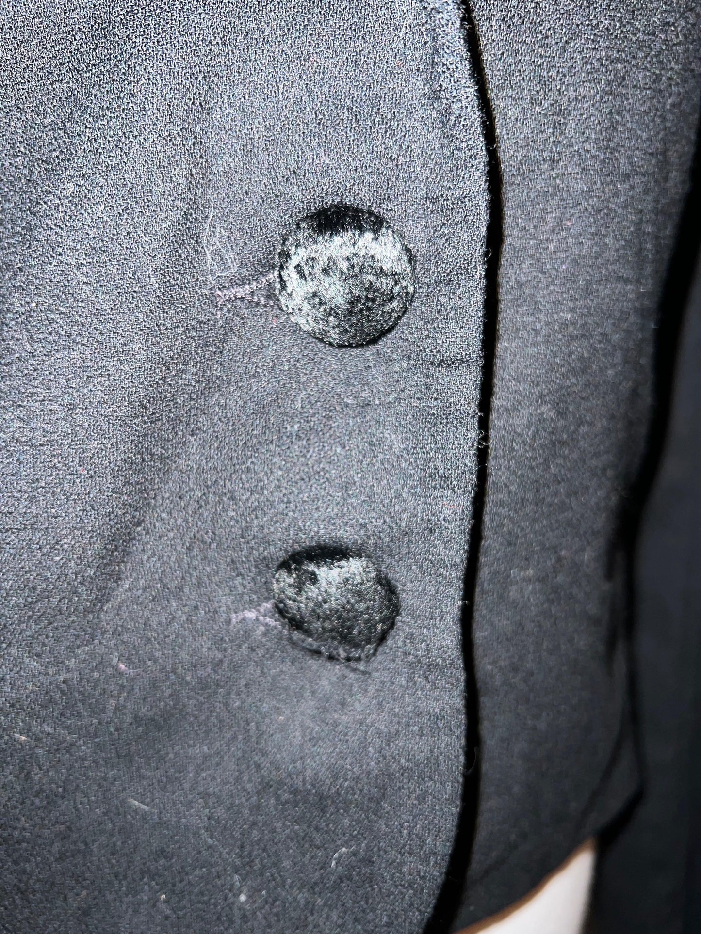 Cropped Blazer with Velvet Details