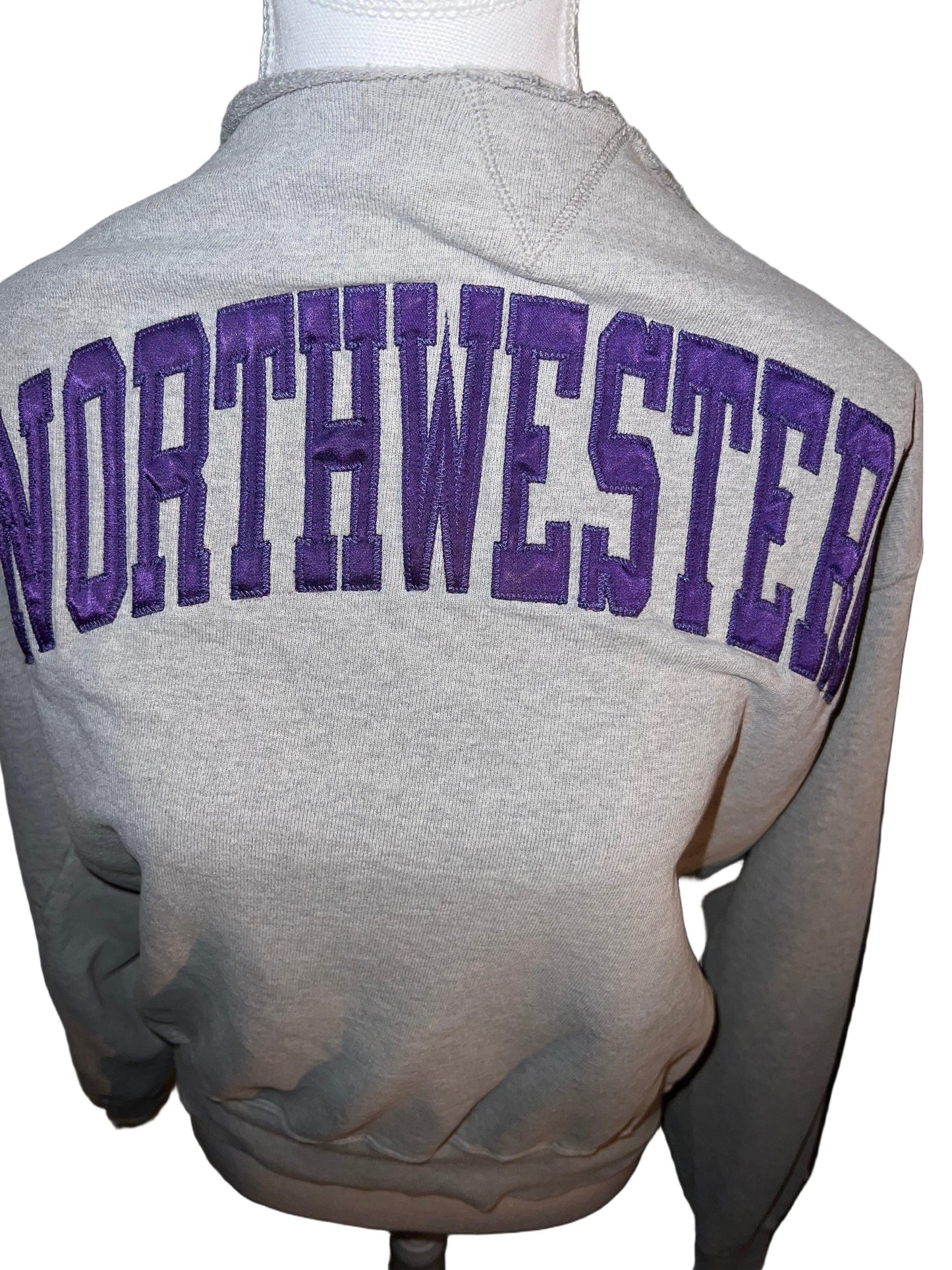 Northwestern Off-Shoulder Crewneck
