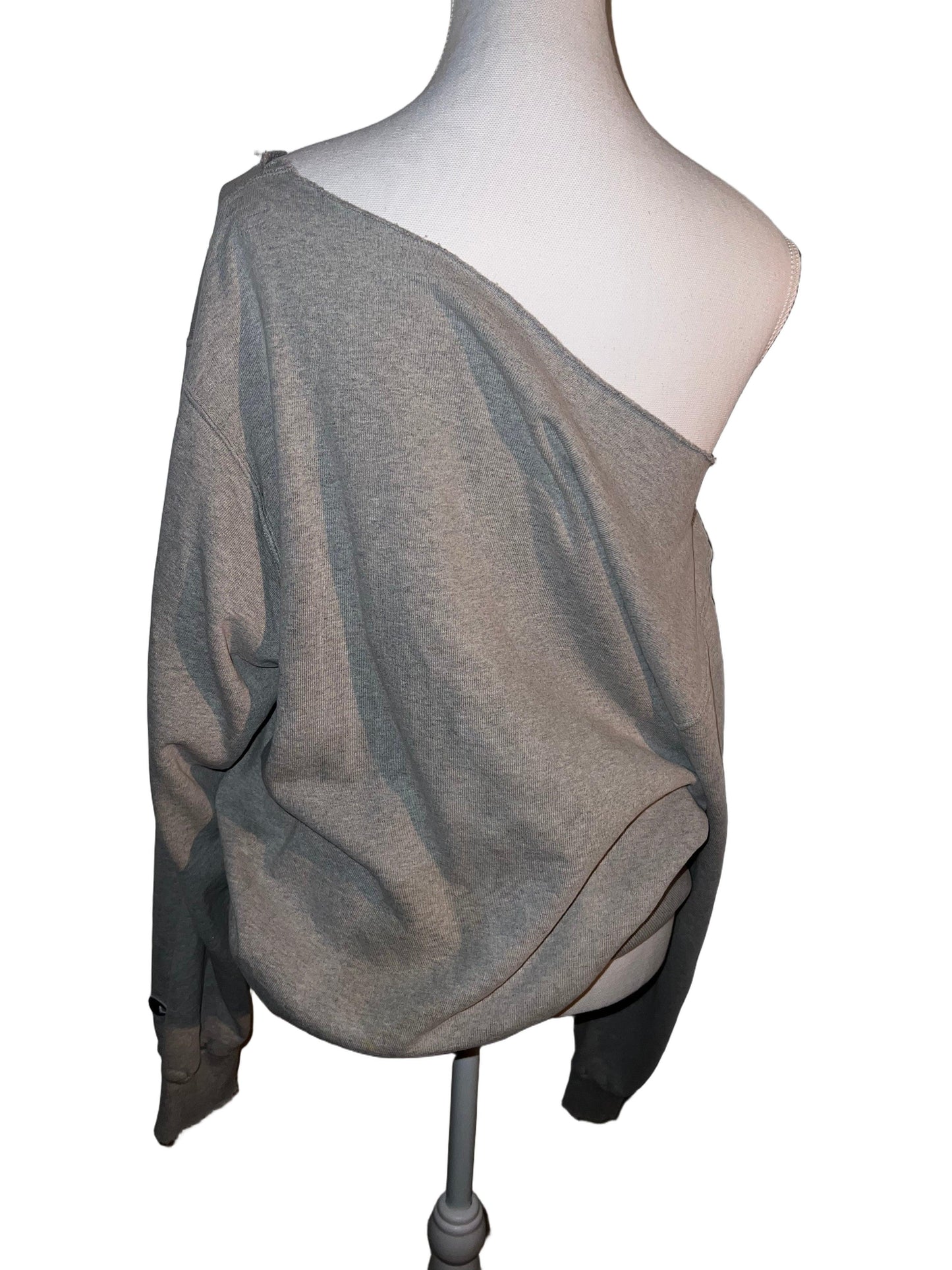 Northwestern Off-Shoulder Crewneck