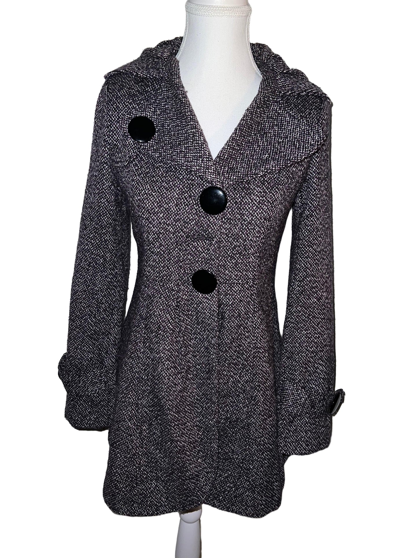 Grey/Purple Long Coat