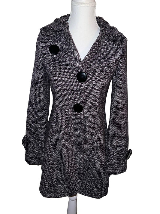 Grey/Purple Long Coat