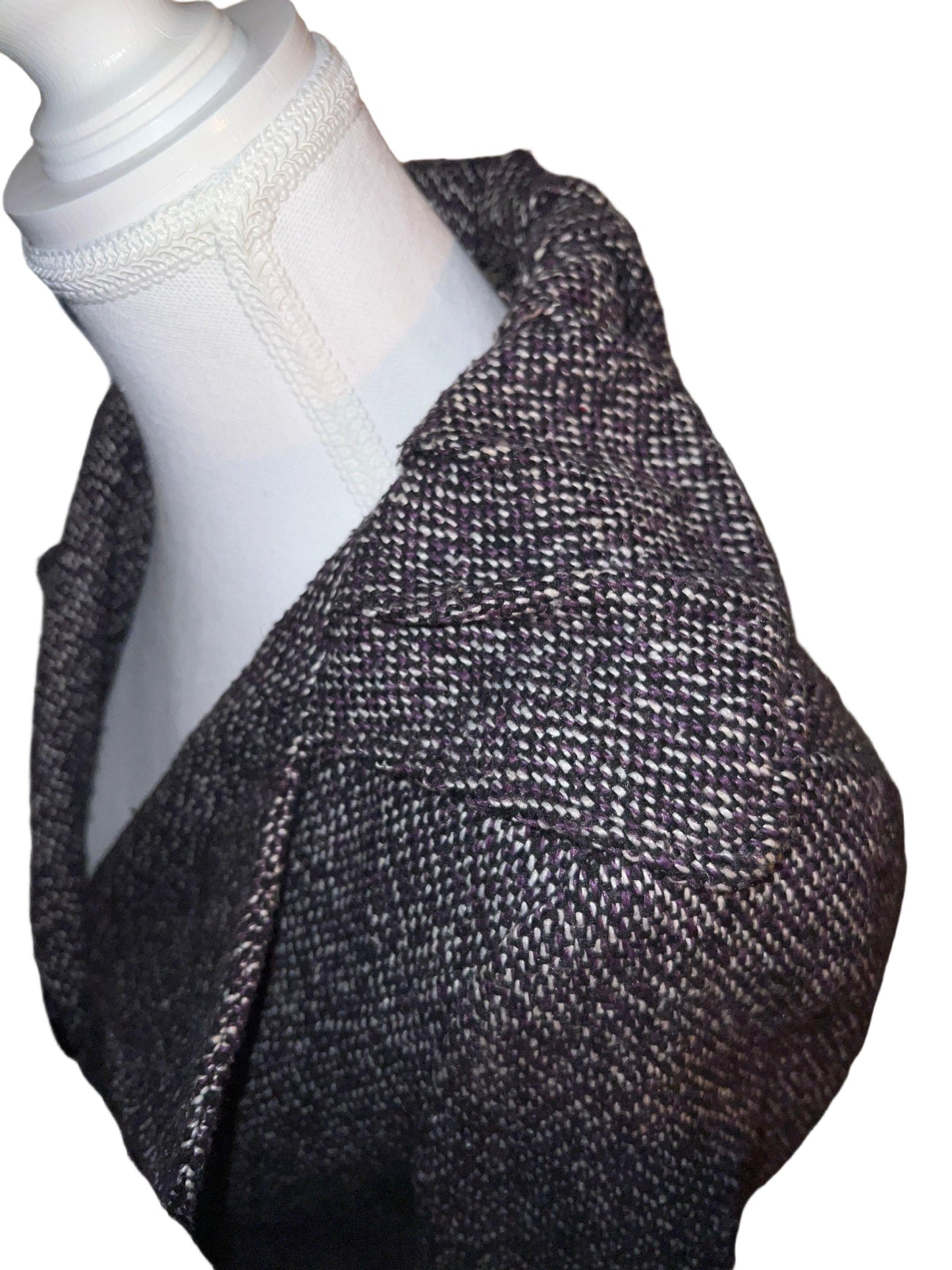Grey/Purple Long Coat