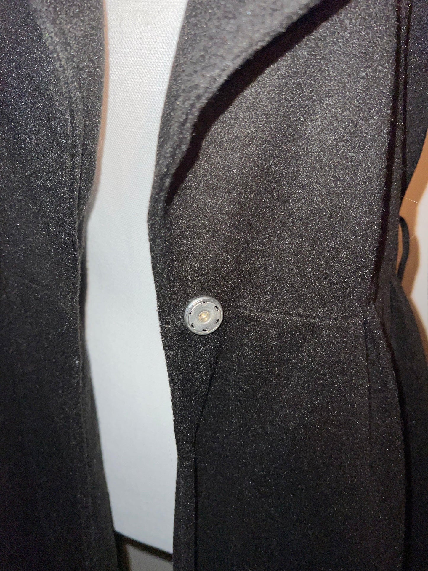Black Flared Coat