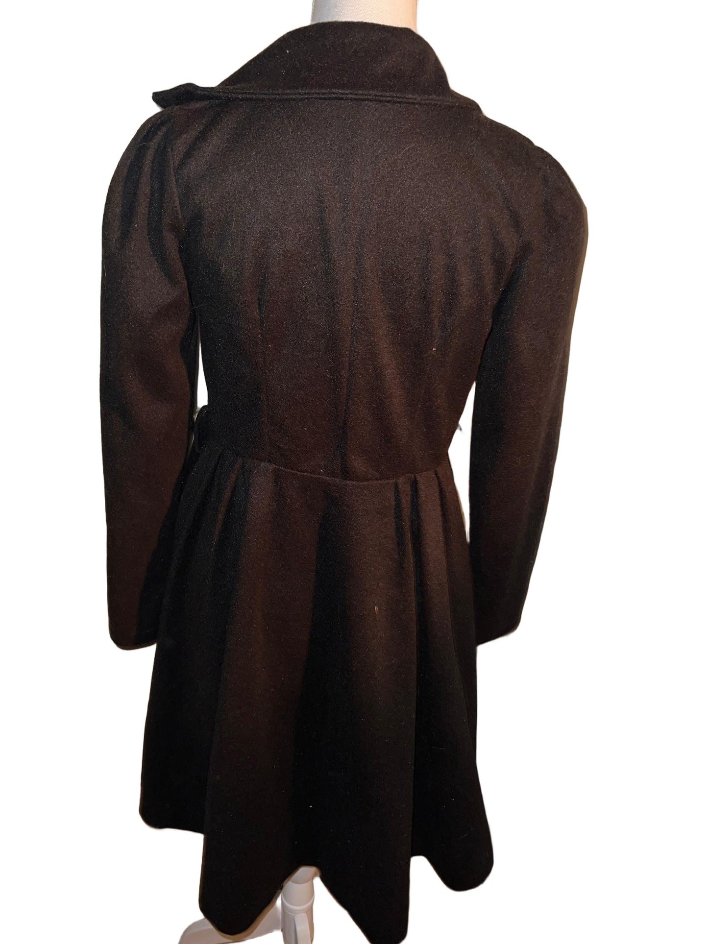 Black Flared Coat