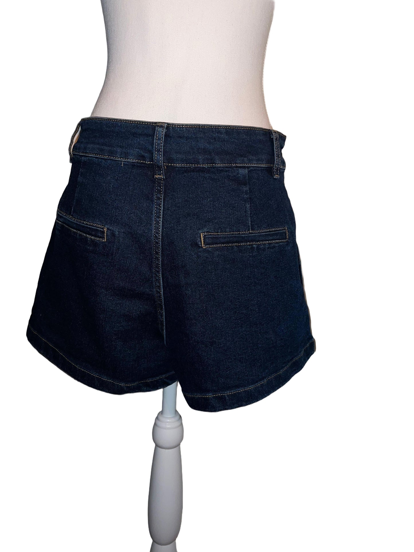 Dark Wash Denim Shorts