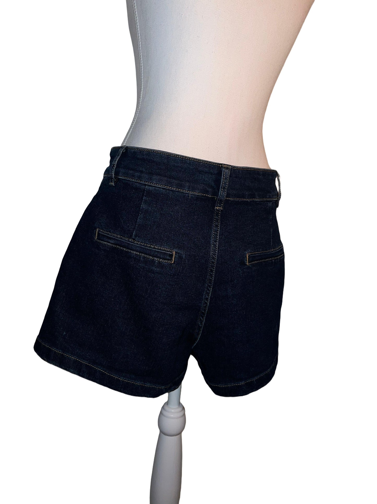 Dark Wash Denim Shorts