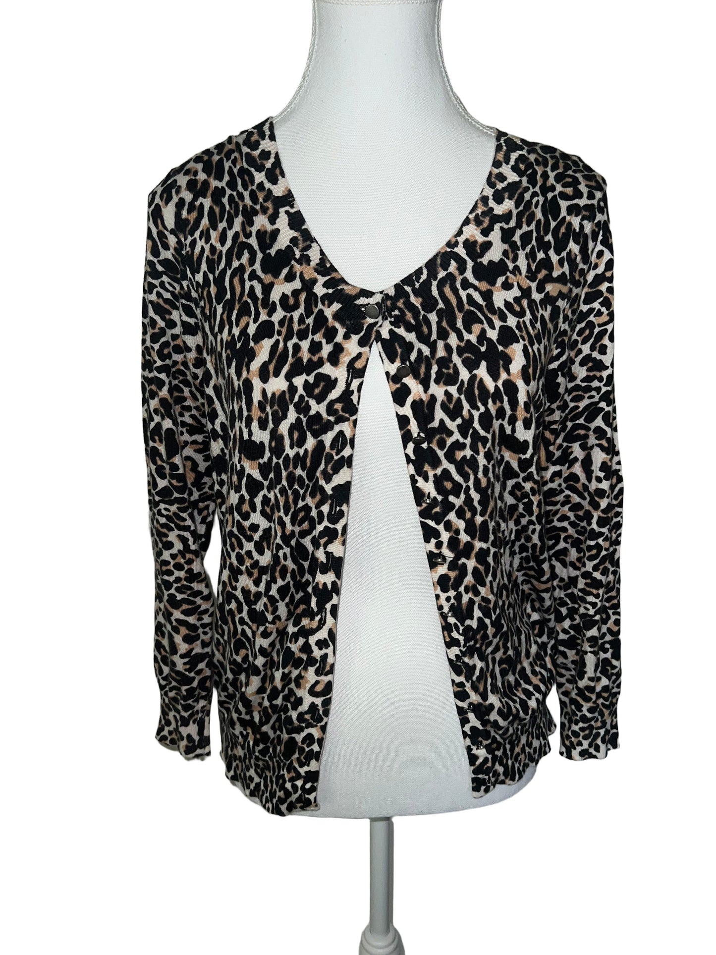 Leopard Print Cardigan