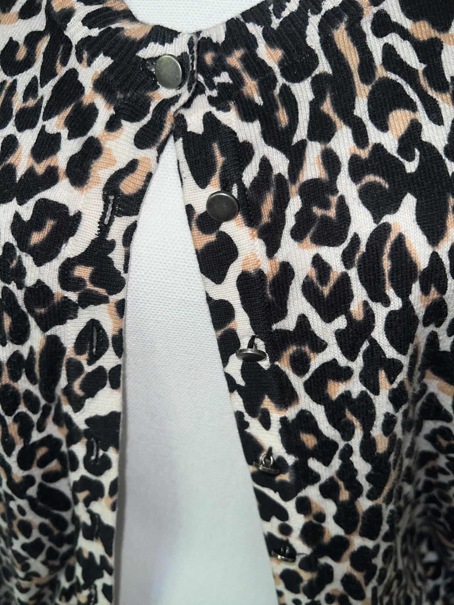 Leopard Print Cardigan