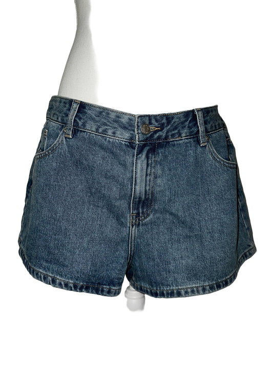 Mid Wash Basic Shorts